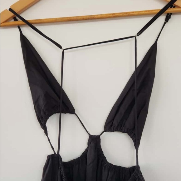 New Petal + Pup USA Black Piero Dress | size 8 small - Picture 4 of 10